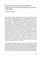 Tramas económicas y responsabilidad empresarial en la última dictadura argentina ( 1976 - 1983 ) [Separata]