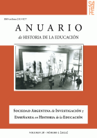 Anuario de historia de la educación