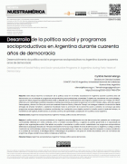 Desarrollo de la política social y programas socioproductivos en Argentina durante cuarenta años de democracia [Separata]