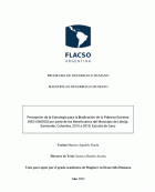 Percepción de la Estrategia para la Erradicación de la Pobreza Extrema (RED UNIDOS) por parte de los beneficiarios del Municipio de Lebrija, Santander, Colombia, 2015 a 2018