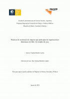 Prácticas de resistencia de mujeres que participan de organizaciones feministas en Chile