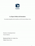La figura política del intendente