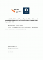 Desde la Ley 26.844 hasta el Programa Registradas. Políticas públicas para el trabajo doméstico remunerado