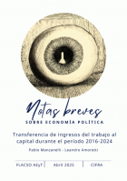 Transferencia de ingresos del trabajo al capital durante el período 2016 - 2024 [Separata]
