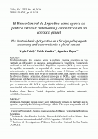 El Banco Central de Argentina como agente de política exterior
