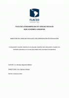 Composición musical colectiva en la escuela. Aportes de la educación musical a la inclusión educativa en el nivel secundario del conurbano bonaerense