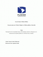 Participación de las comunidades negras, afrocolombianas, raizales y palenqueras en la construcción de las políticas públicas en el Valle del Cauca, Colombia