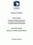 Situación de los derechos reproductivos en Costa Rica