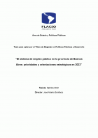 El sistema de empleo público en la provincia de Buenos Aires