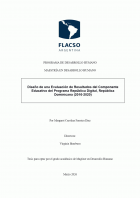 Diseño de una Evaluación de Resultados del Componente Educativo del Programa República Digital, República Dominicana ( 2016 - 2020 )