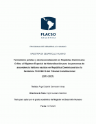 Formalismo jurídico y desnacionalización en República Dominicana