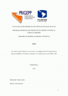 Los valores conservadores en las escuelas y la configuración de la experiencia de docentes LGBTIQ+ de Valencia, Venezuela