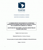 La generación de capacidades de las personas migrantes en Panamá como país de acogida a partir de la garantía del derecho al trabajo. Un estudio de caso sobre la política migratoria de Panamá ( 2008 - 2023 )