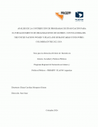 Análisis de la contribución de programas de financiación para el fortalecimiento de organizaciones de mujeres. Convocatoria del The United Nation Women´s Peace and Humanitarian Fund (WPHF) Colombia entre 2022 - 2024