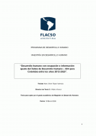 Desarrollo humano con ocupación e información
