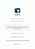 Perspectivas de interculturalidad y desarrollo