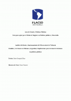 Análisis del diseño y funcionamiento del Observatorio de Violencia Familiar y de Género en Misiones ( Argentina )