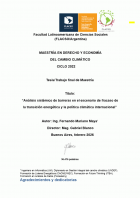 Análisis sistémico de barreras en el escenario de fracaso de la transición energética y la política climática internacional