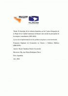 El abordaje de la violencia doméstica en los Centros Integrales de la Mujer de la Ciudad Autónoma de Buenos Aires desde la percepción de las mujeres consultantes ( 2015 - 2023 ). Acerca de la implementación de las políticas de género a nivel territorial